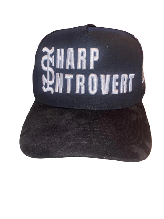 Sharp Introvert Limited Edition Suede Hats Black/White